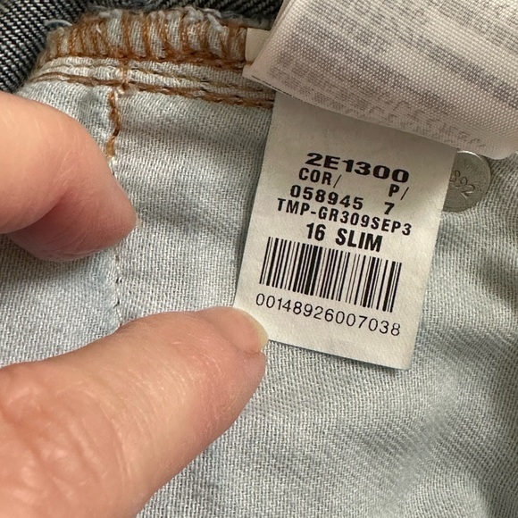 Abercrombie Kids Jeans The A&F Super Skinny Guys 16 Slim New - Picture 6 of 9